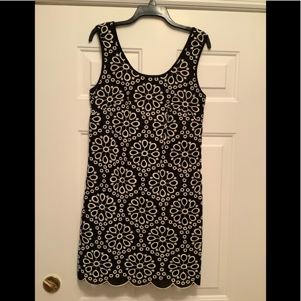 Oleg Cassini eyelet sundress